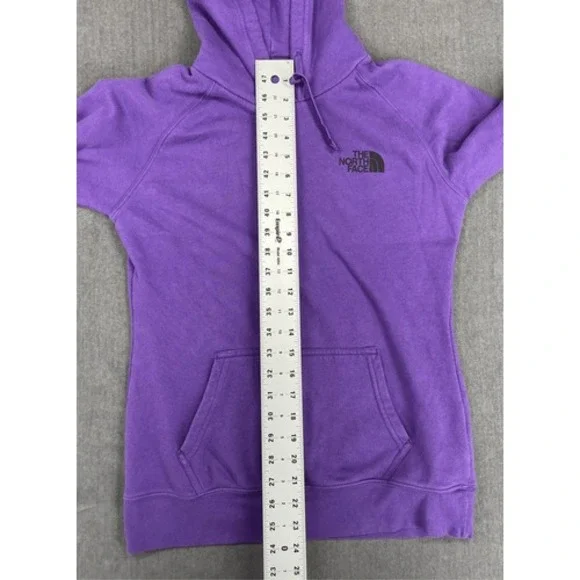 The North Face Pullover Hoodie Sweatshirt Womens S Purple Half Dome Logo Outdoor - Picture 7 of 8